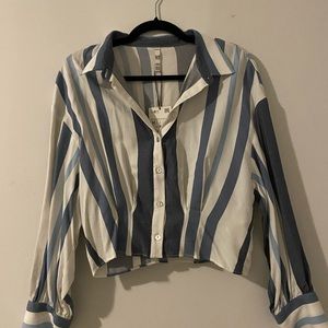 Zara striped button down